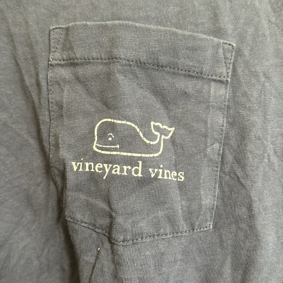 Vineyard Vines Long Sleeve T Shirt Navy Blue - Picture 2 of 2